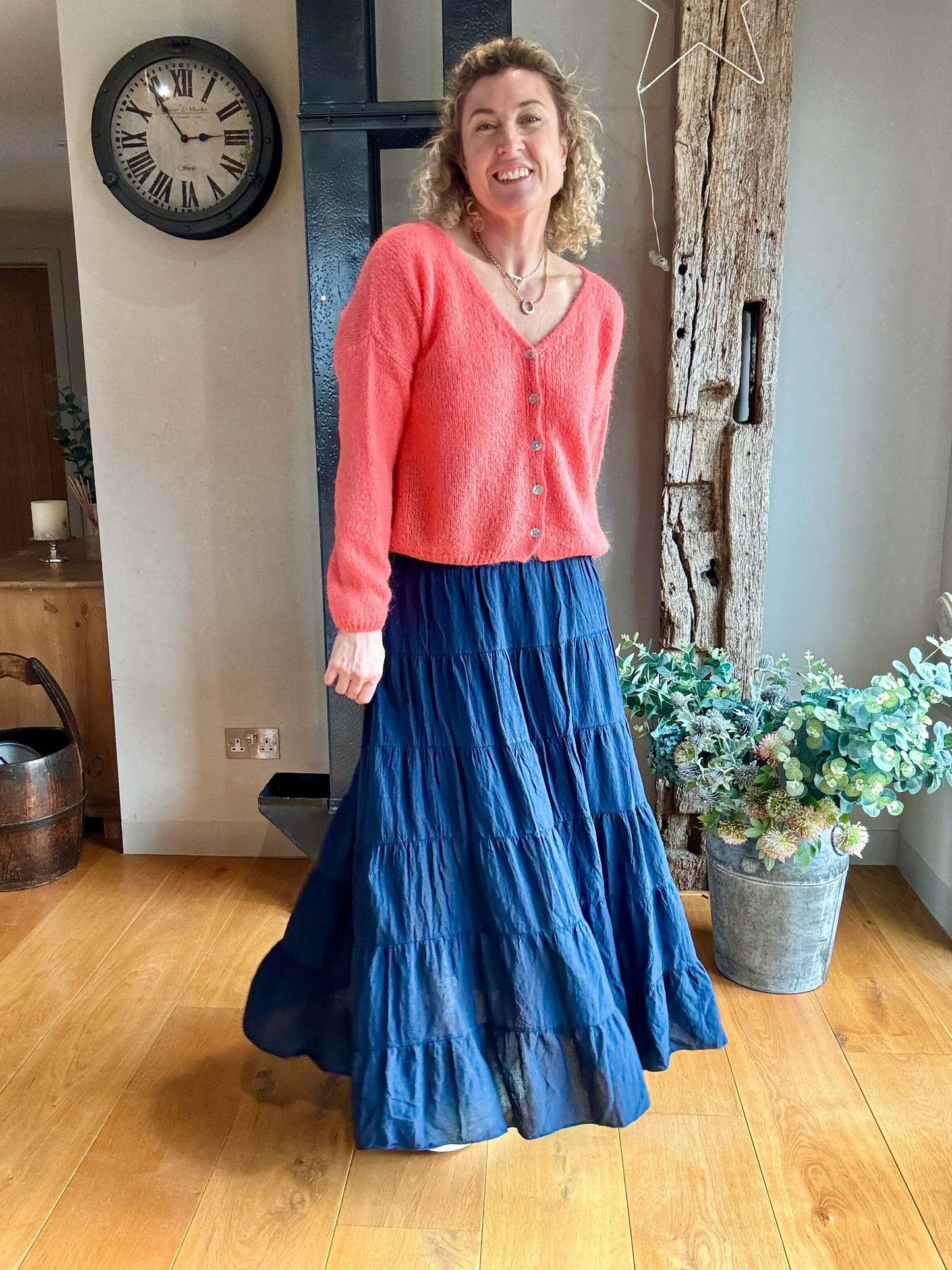 Mykonos Maxi Skirt | Navy