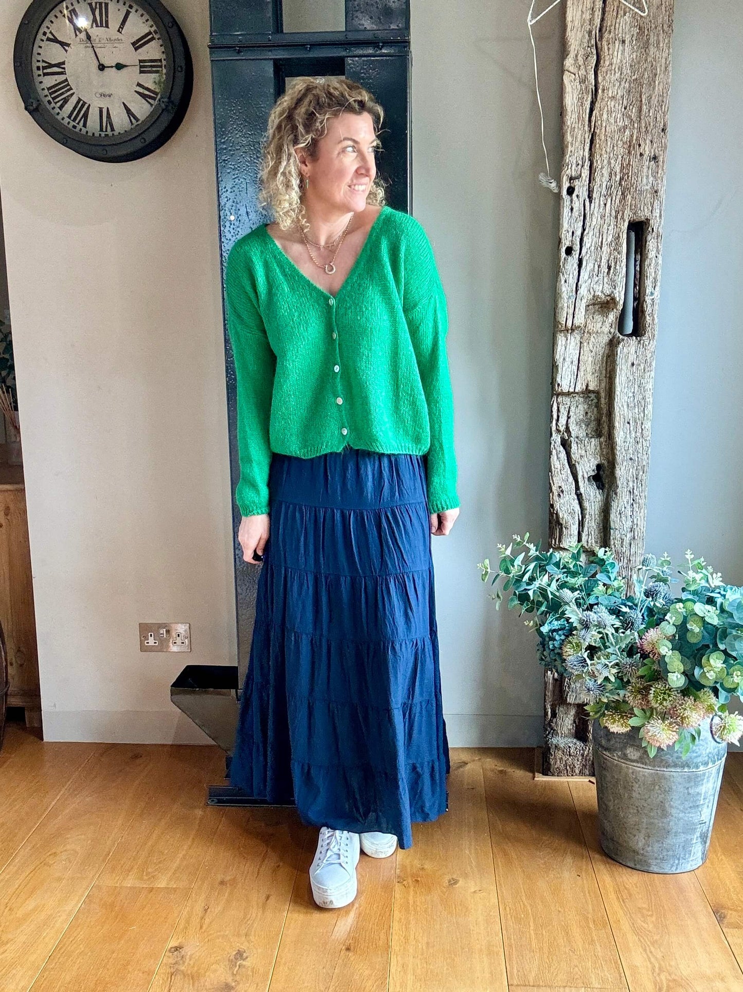 Mykonos Maxi Skirt | Navy