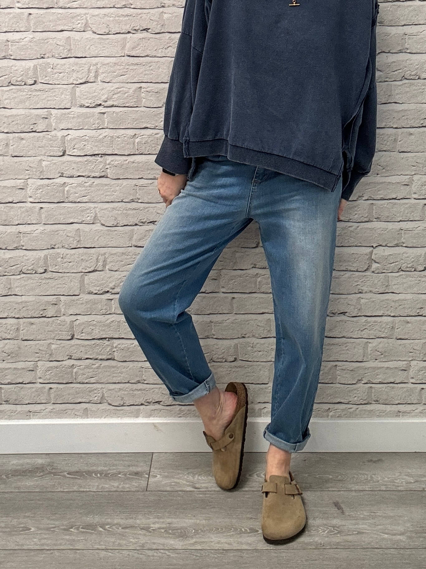 The Bronx Boyfriend Jeans | Mediterranean Blue