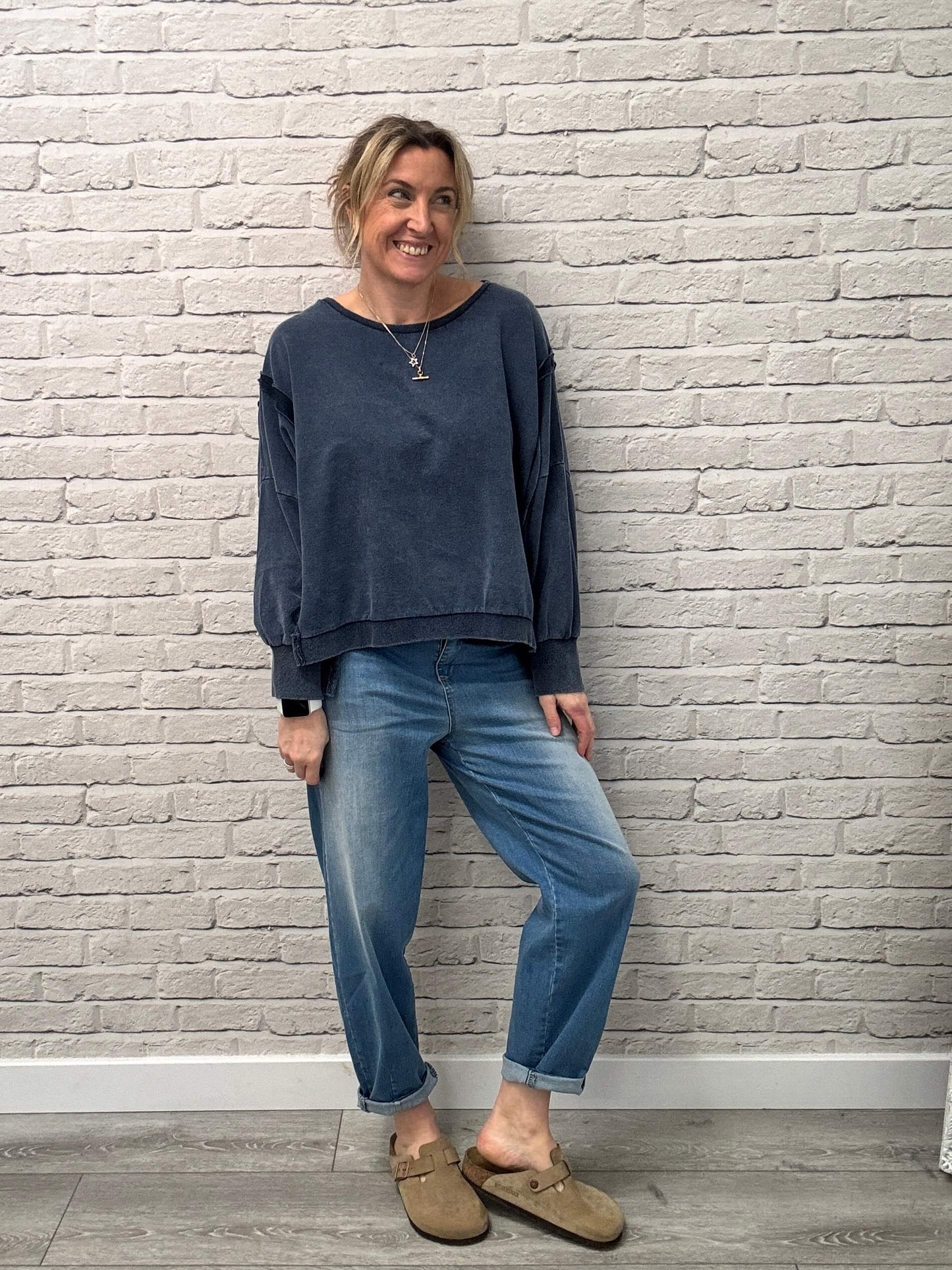 The Bronx Boyfriend Jeans | Mediterranean Blue