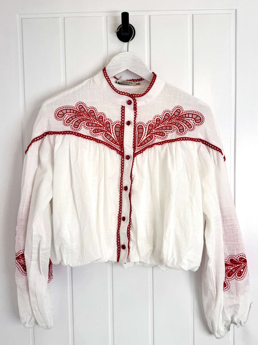 The Dutton Blouse | Red