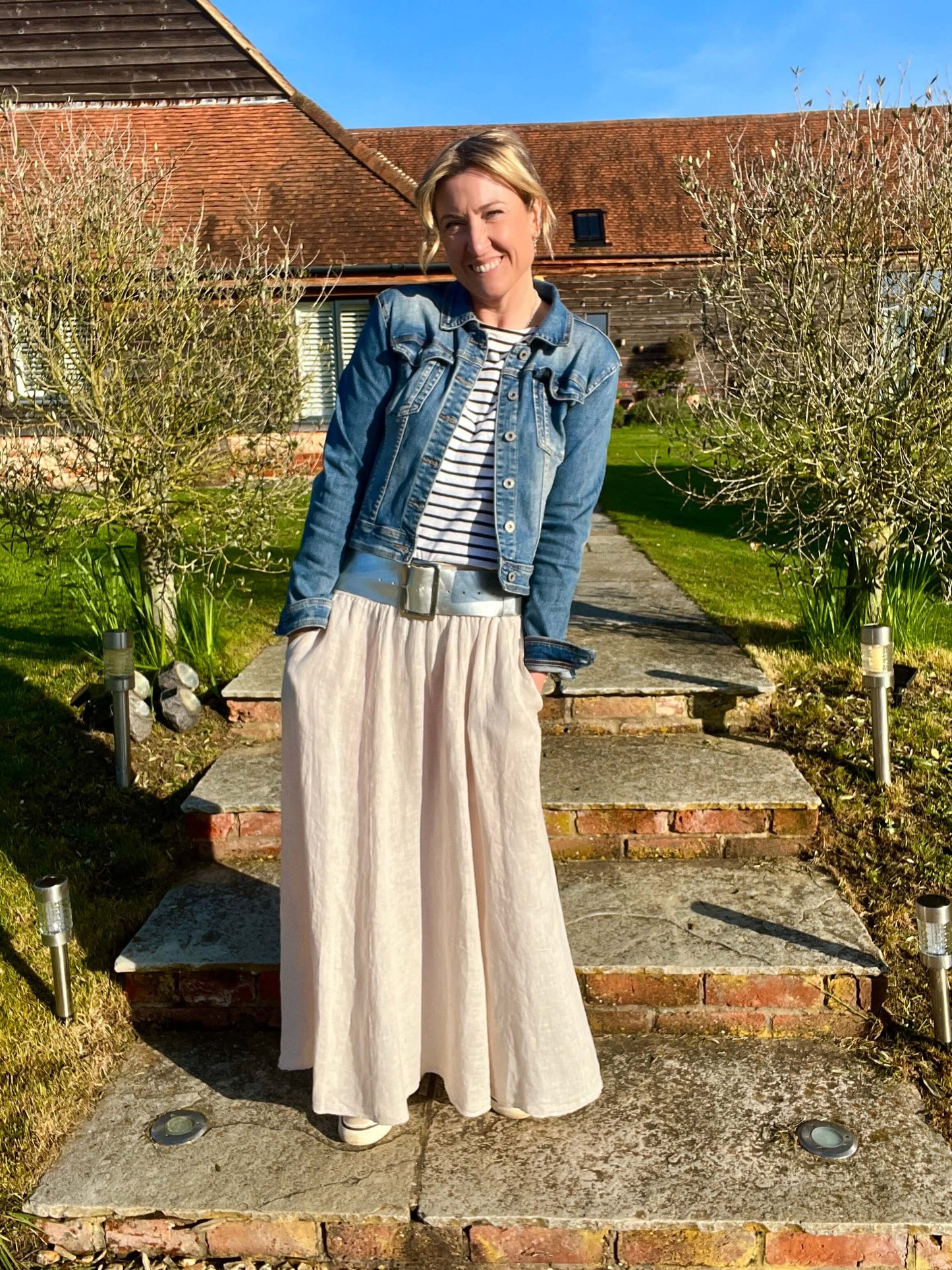 Lilly Maxi Skirt | Stone