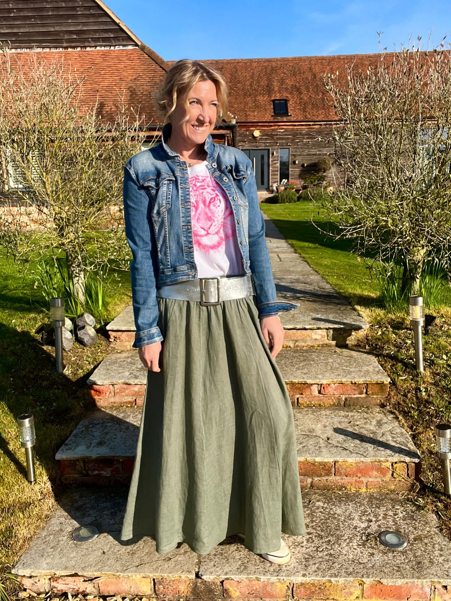 Lilly Maxi Skirt | Khaki