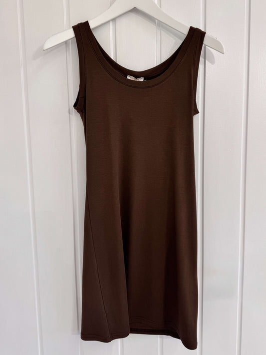 The Longline Vest | Chocolate