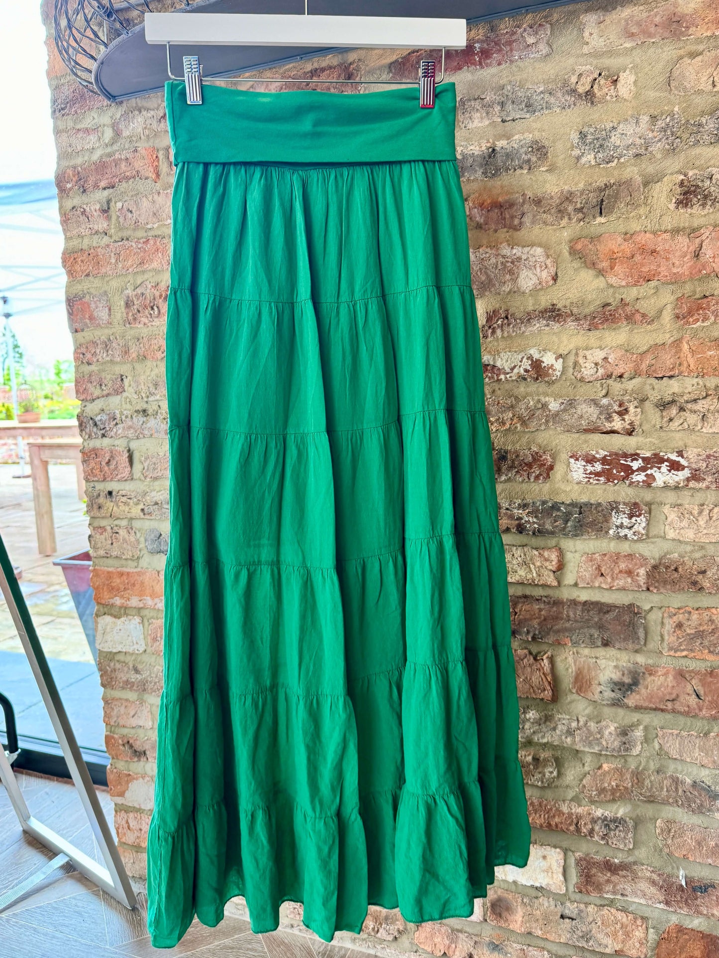 Mykonos Maxi Skirt | Green