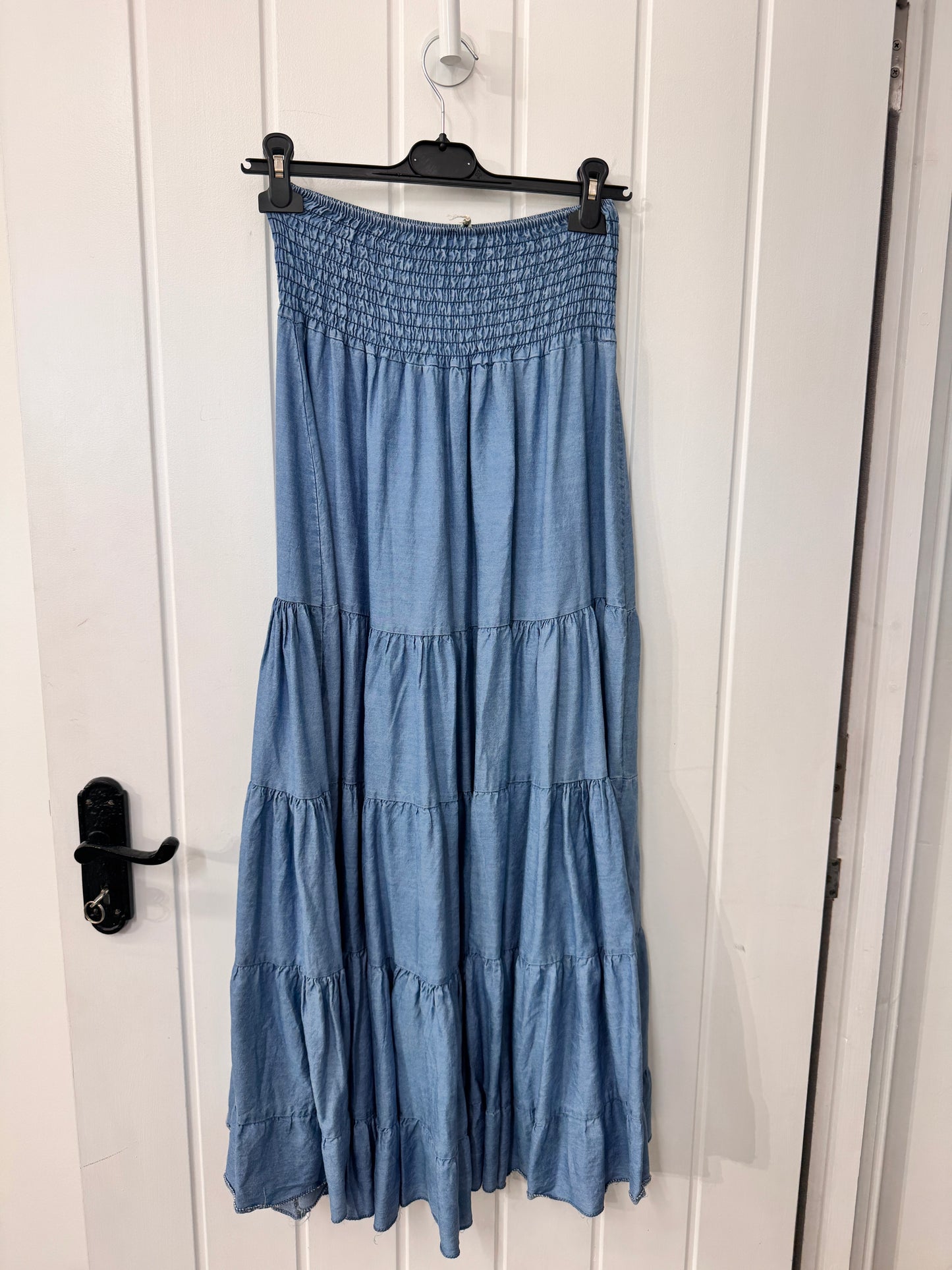 Santa Fe Tiered Maxi Skirt