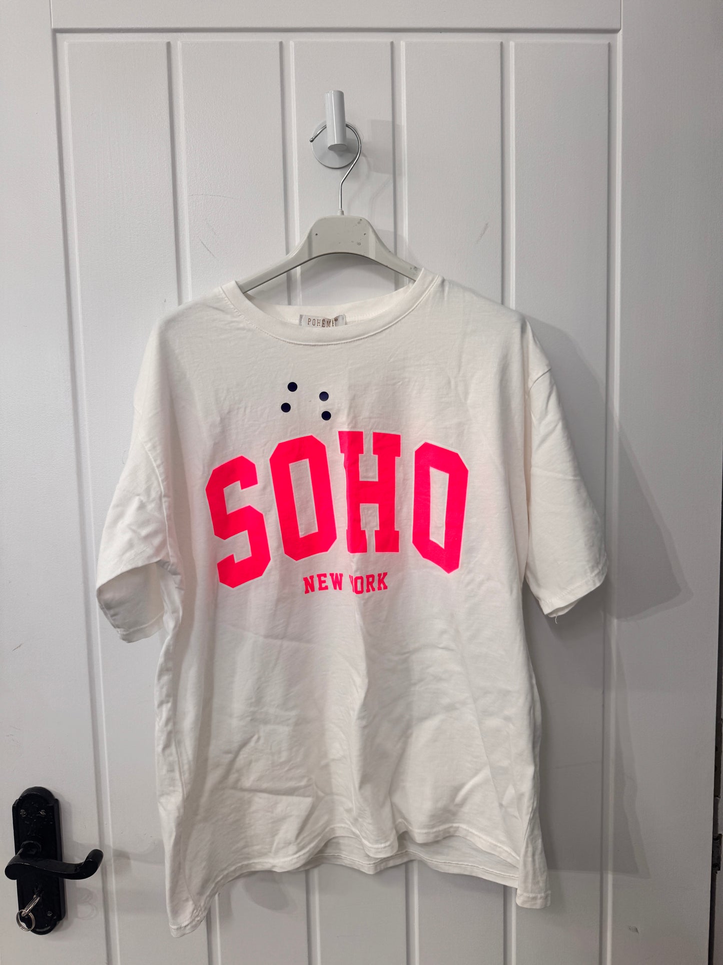 SECONDS | Neon Pink Soho Tee