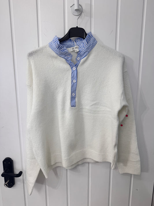 SECONDS | Frill Collar Jumper
