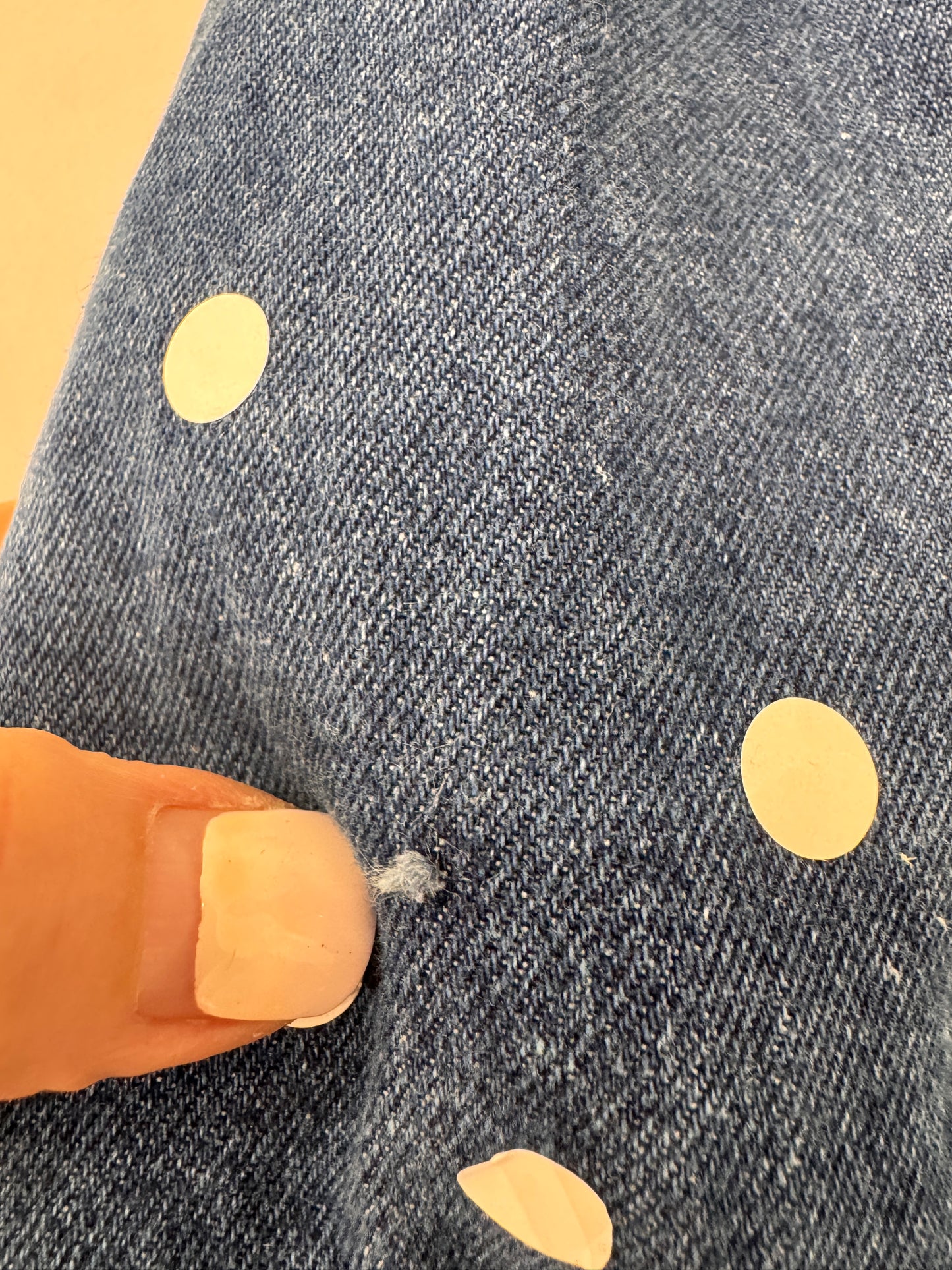SECONDS -  Marnie Puff Shoulder Denim Shacket | Dark Denim