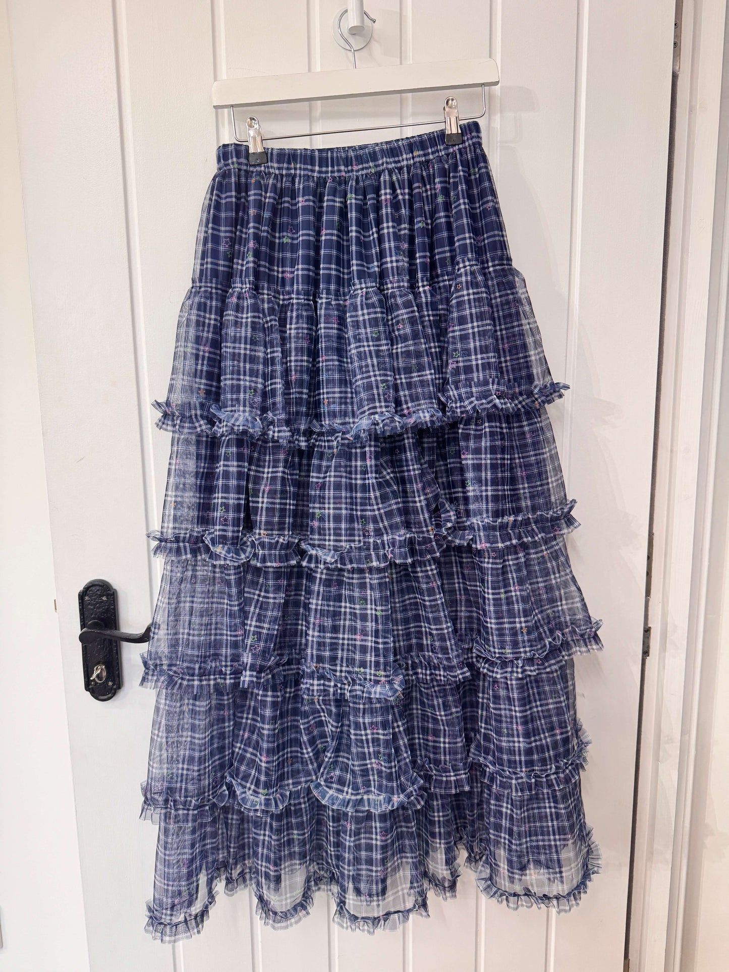 Plaid Star Tulle Skirt