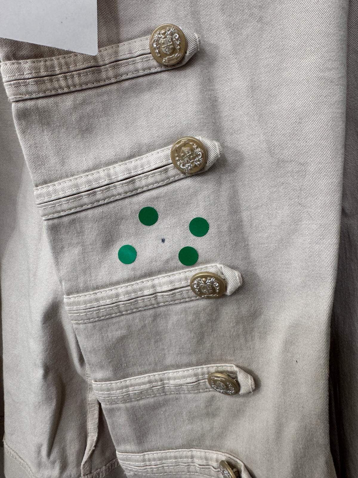 SECONDS Delta Military Jacket | Stone (M)