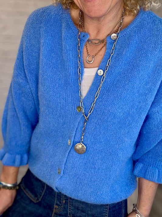 NEW Melrose Cardigan | Sapphire blue