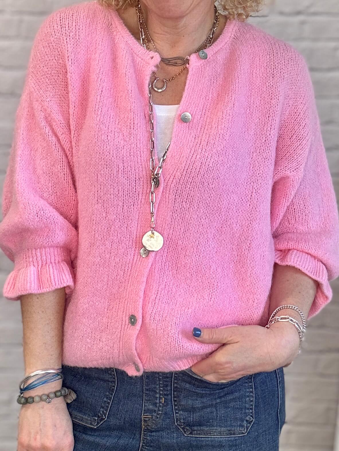 NEW Melrose Cardigan | Baby Pink