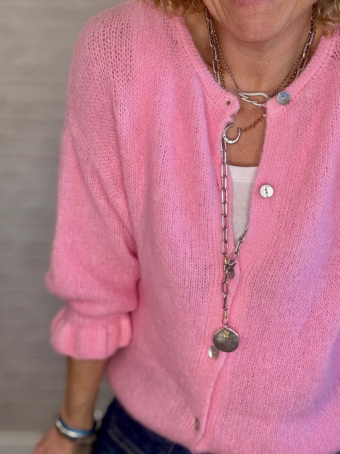 NEW Melrose Cardigan | Baby Pink