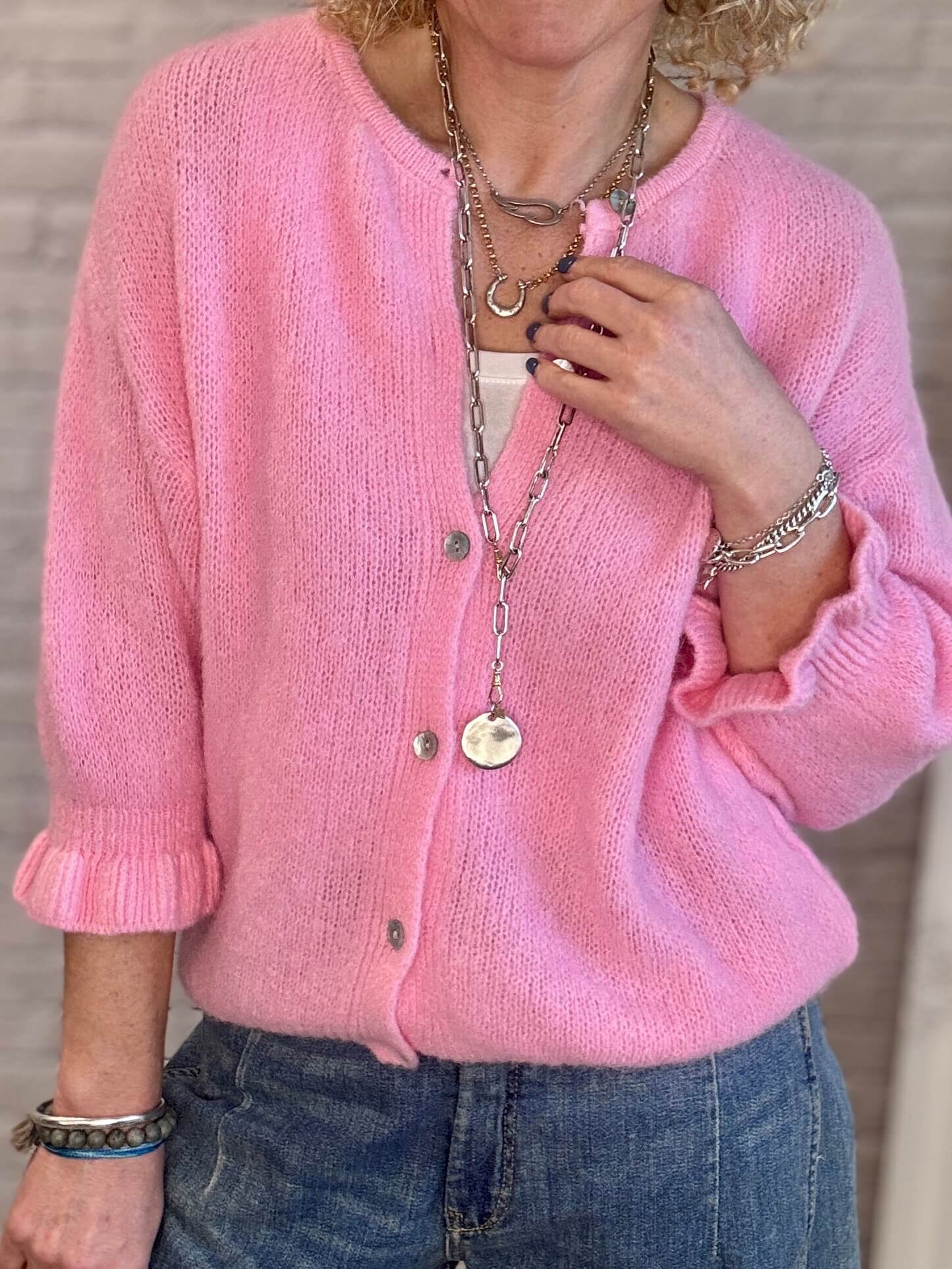 NEW Melrose Cardigan | Baby Pink