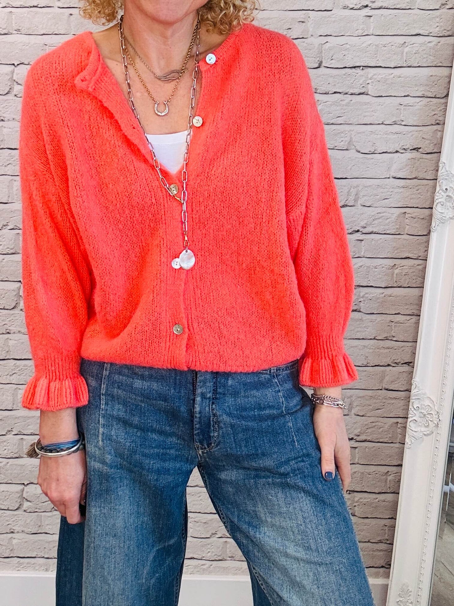 NEW Melrose Cardigan | Coral