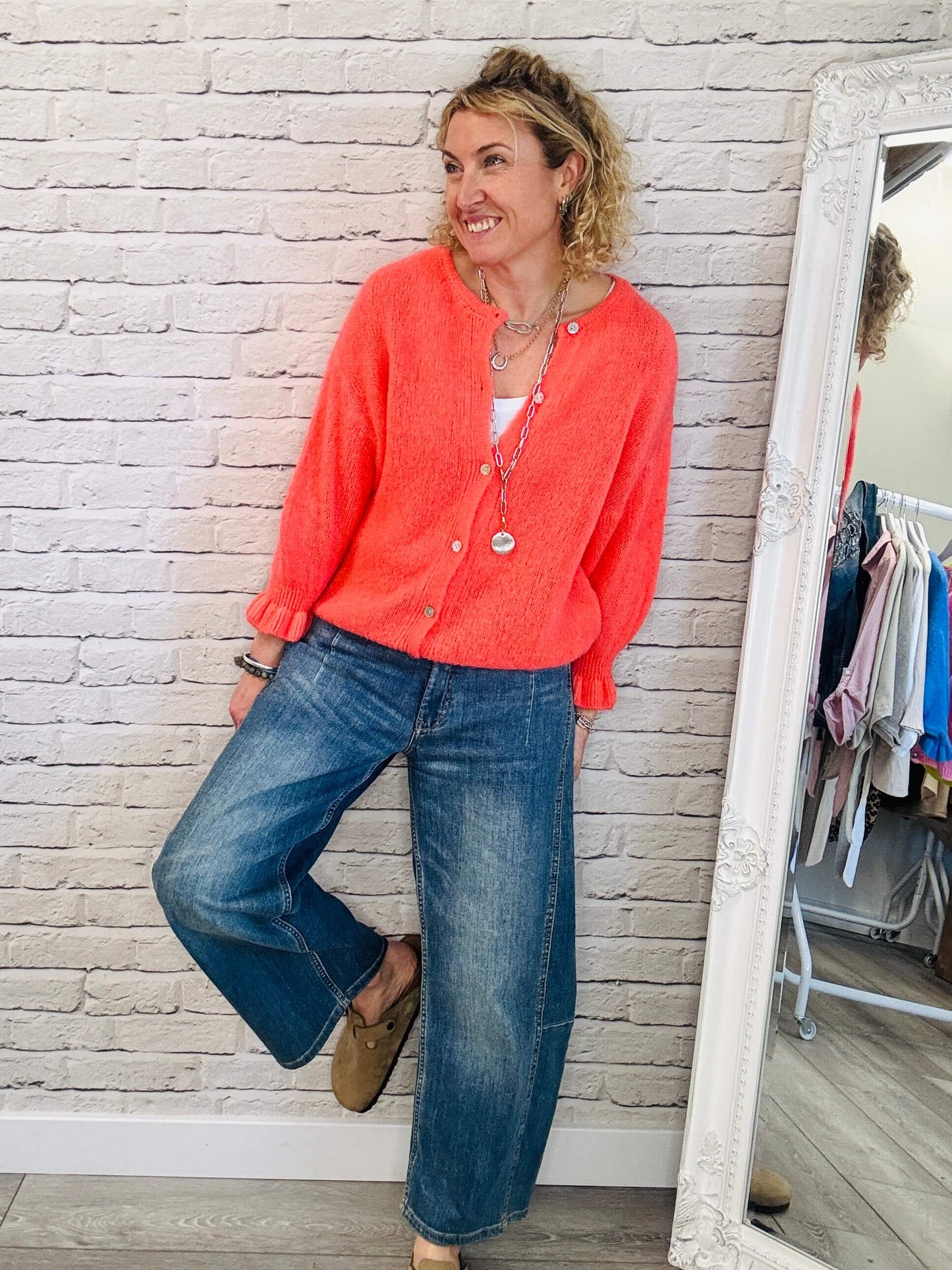 NEW Melrose Cardigan | Coral