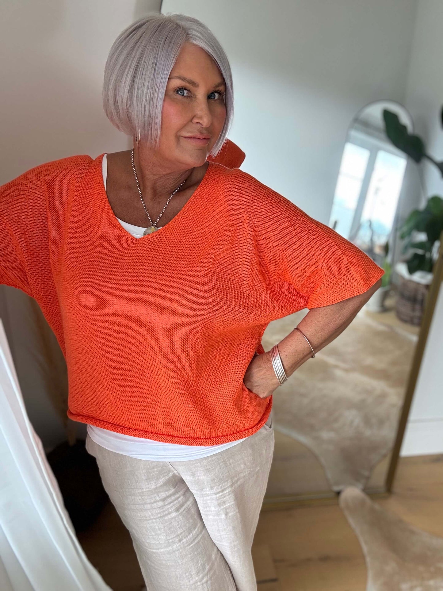 Monaco Knit | Orange