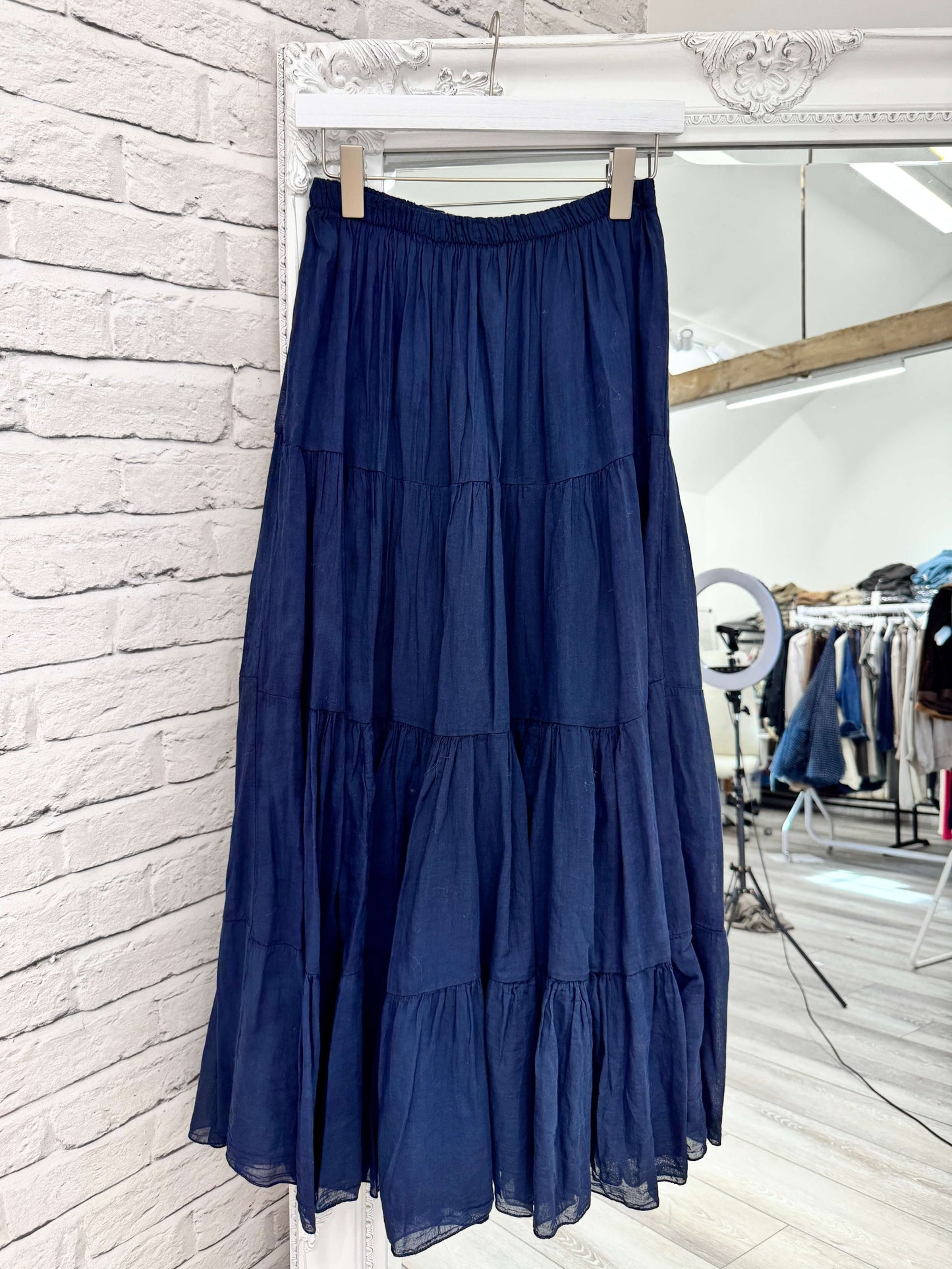 Mabel Maxi Skirt | Navy