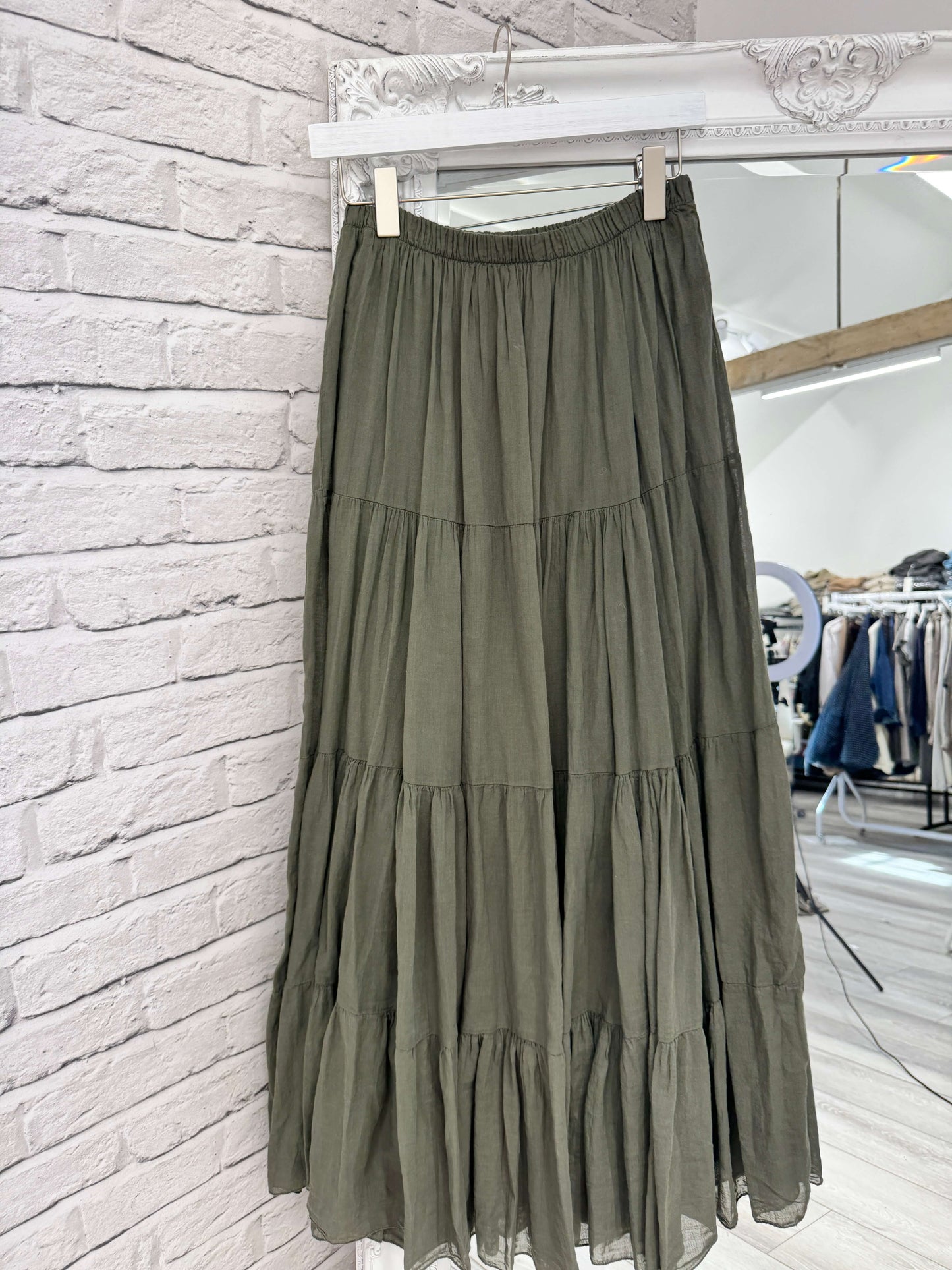 Mabel Maxi Skirt | Khaki