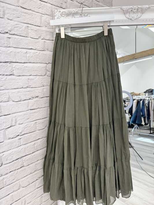 Mabel Maxi Skirt | Khaki