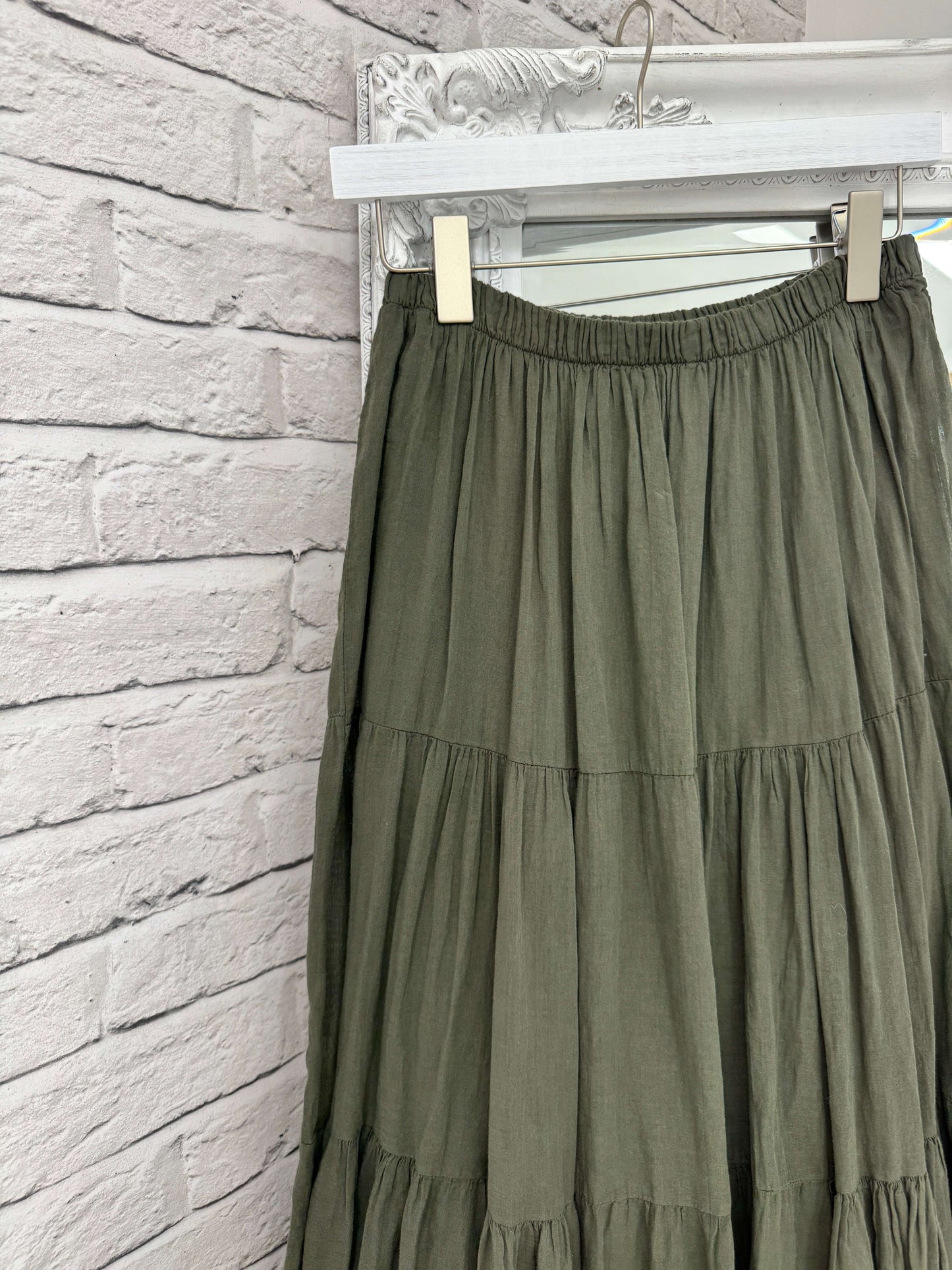Mabel Maxi Skirt | Khaki