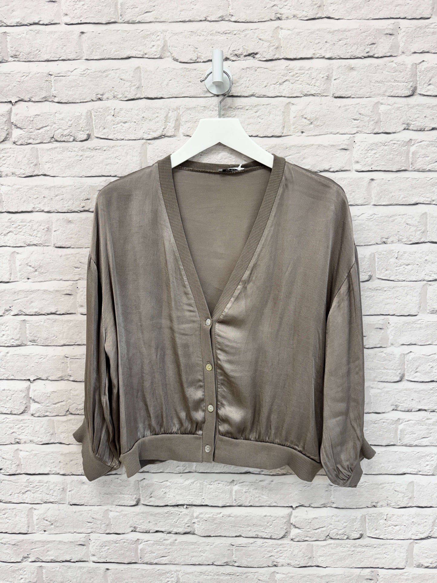 Orla Satin Slip Skirt | Mocha