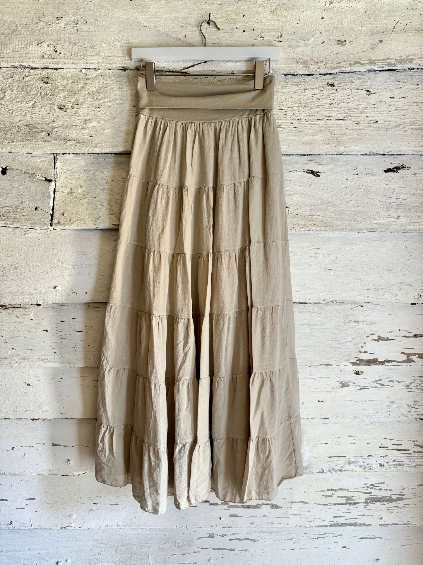 Mykonos Maxi Skirt | Beige