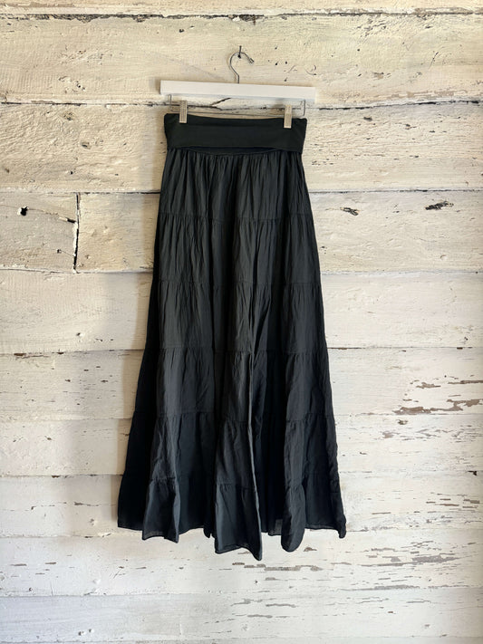 Mykonos Maxi Skirt | Charcoal