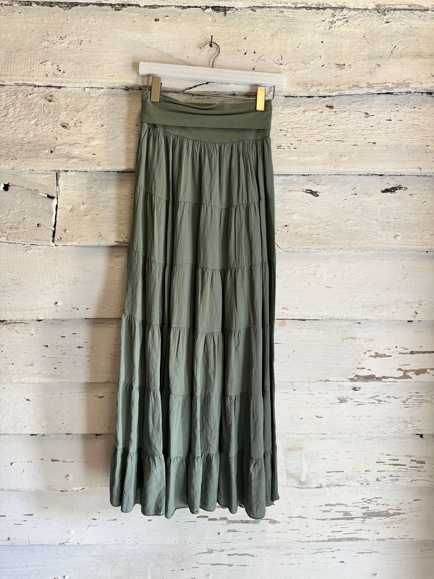 Mykonos Maxi Skirt | Khaki