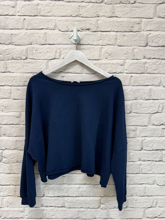 Maeve Sweatshirt | Navy Blue