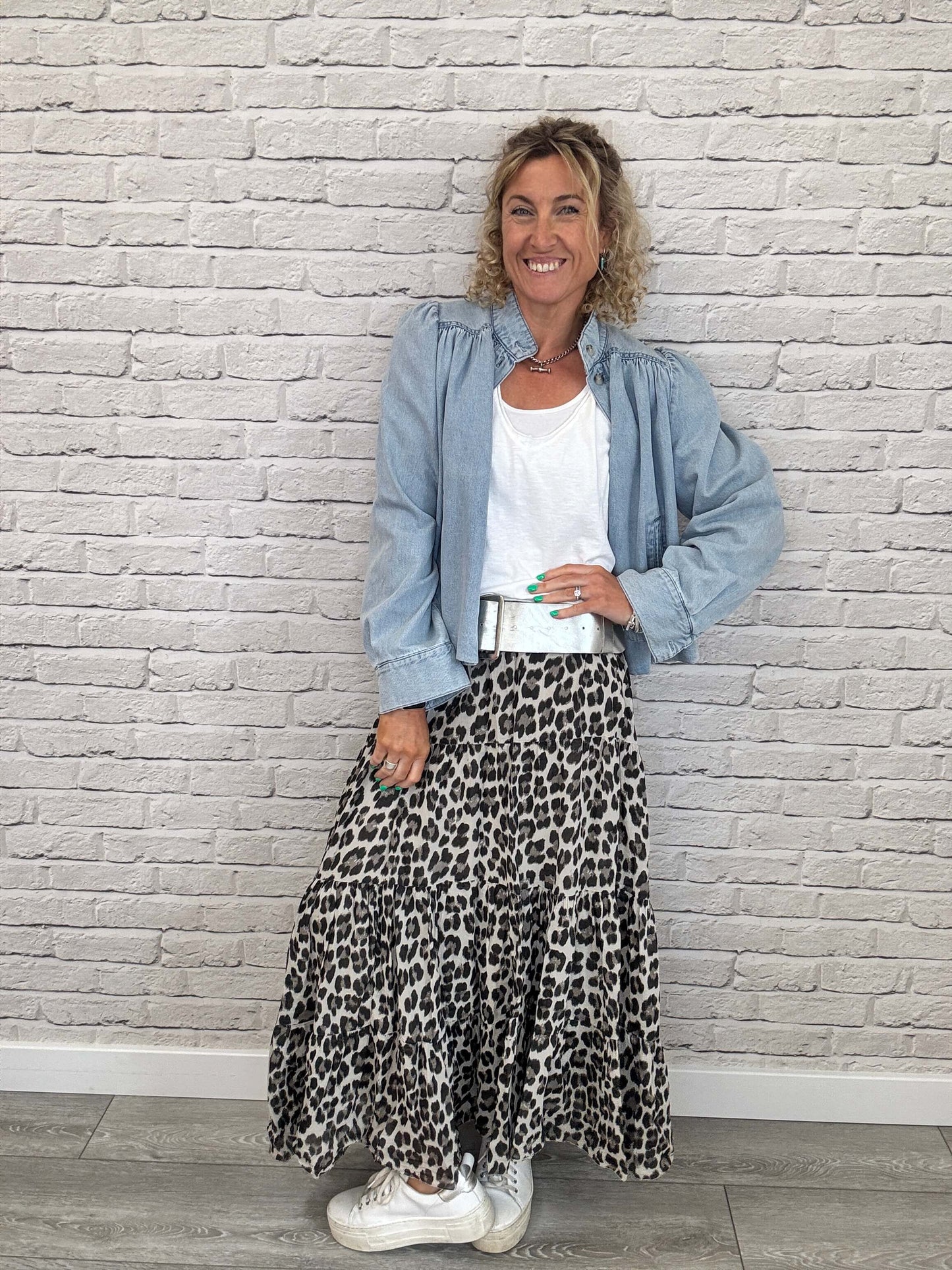 Santa Fe Maxi Skirt | Leopard