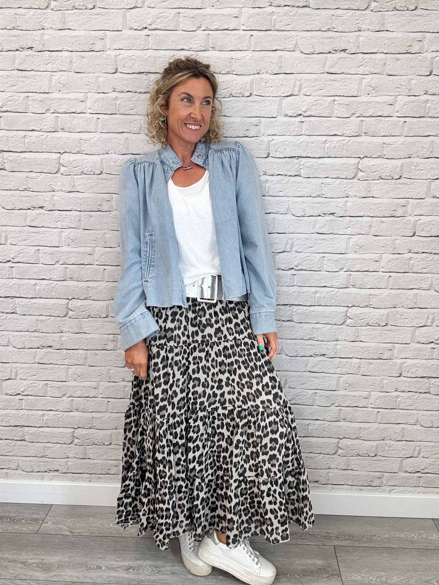 Santa Fe Maxi Skirt | Leopard