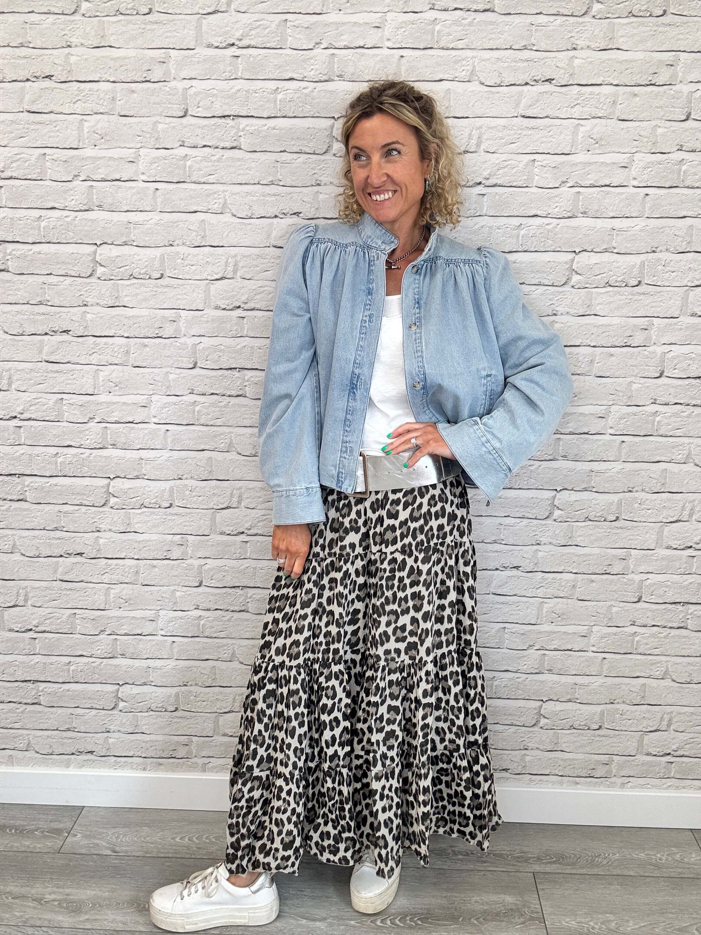 Santa Fe Maxi Skirt | Leopard
