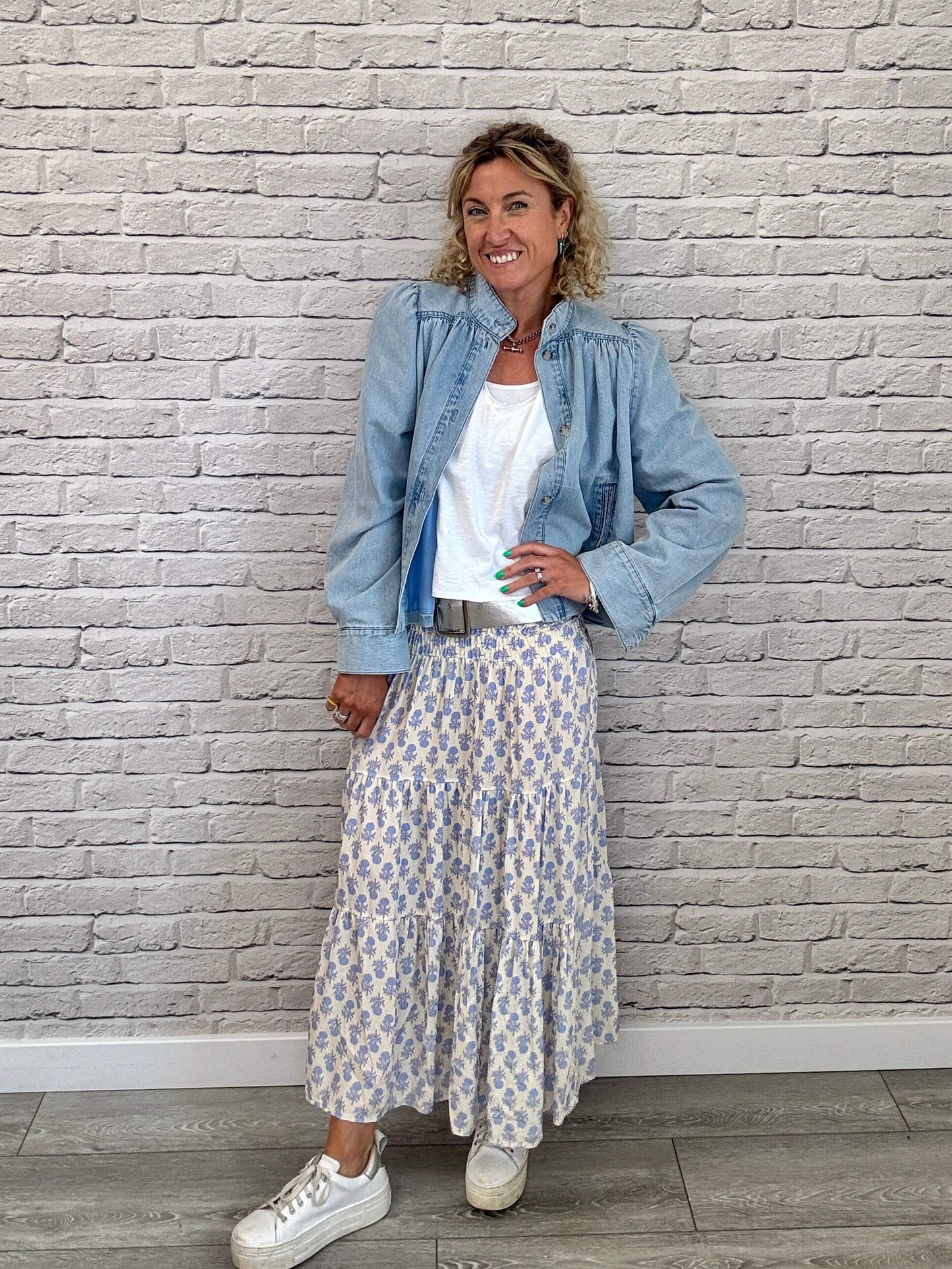 Esme Skirt | Blue