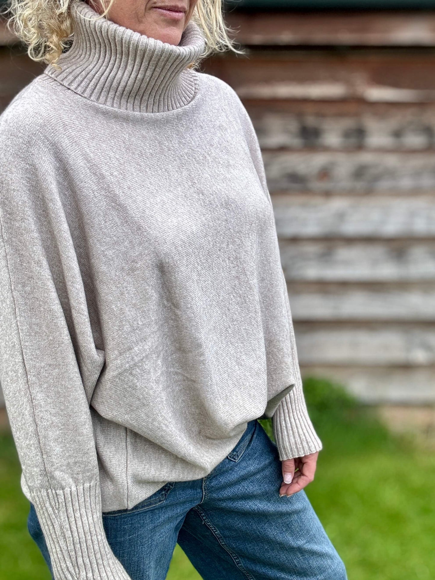 Arabella Roll Neck | Oatmeal