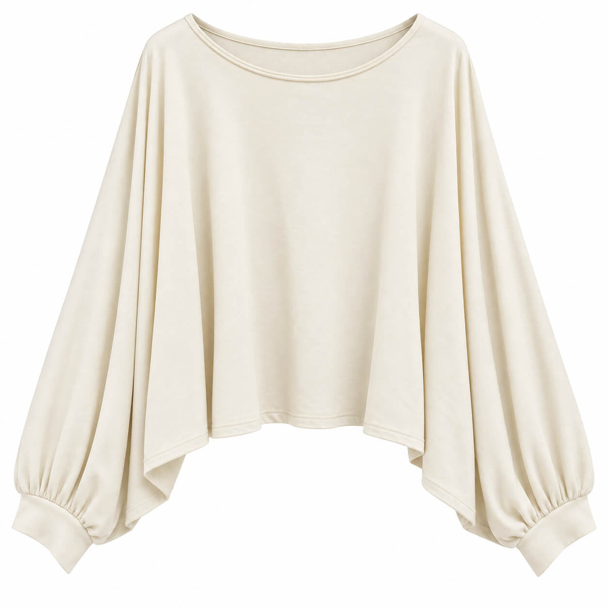 The Sunday Slouch Long Sleeve Top | Off White