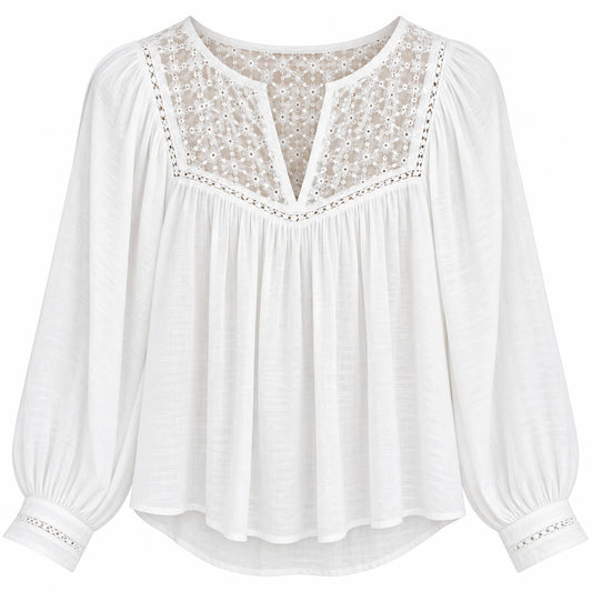 Mabel Blouse | White