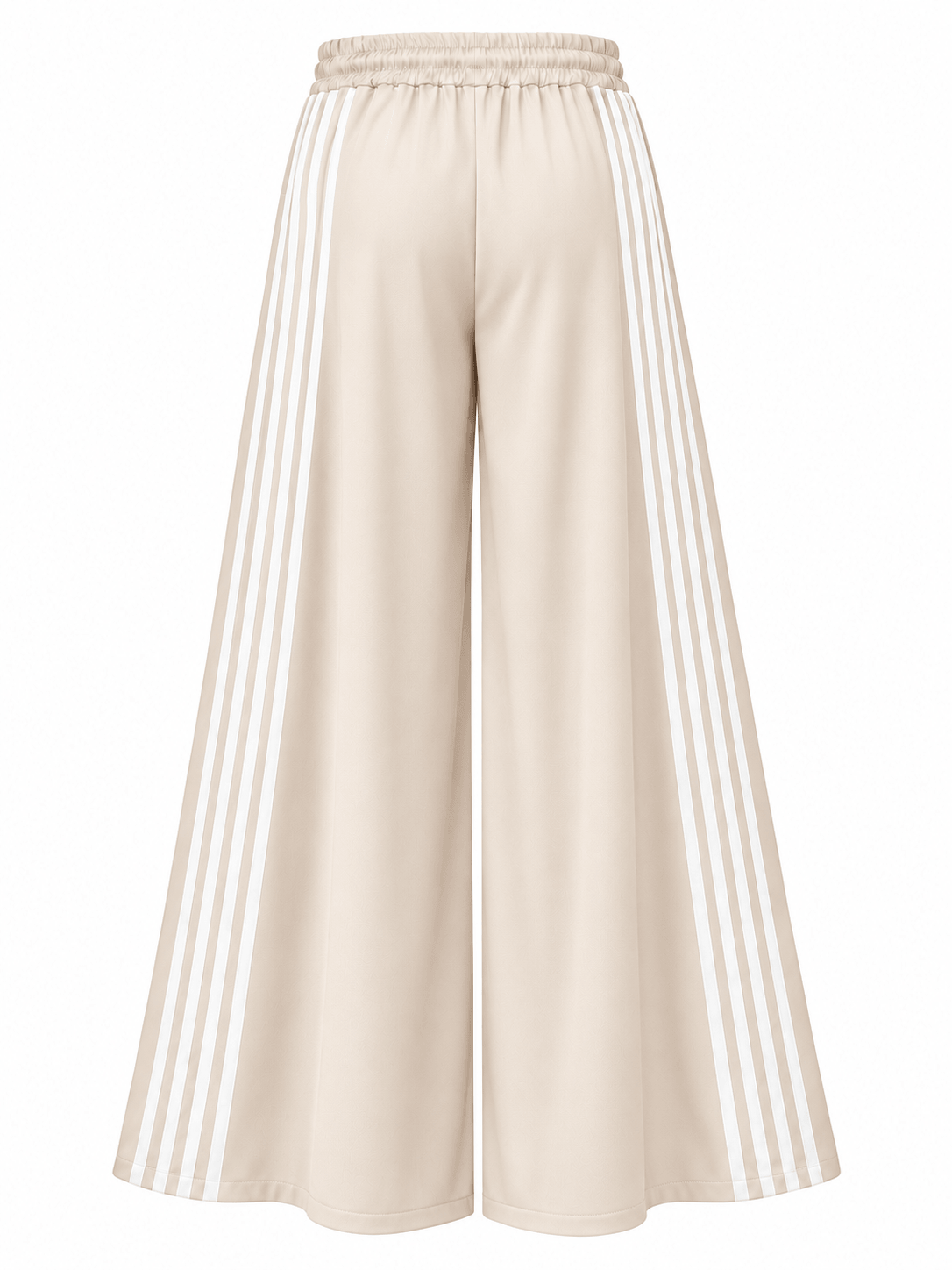 Aurora Side Stripe Palazzo | Ecru