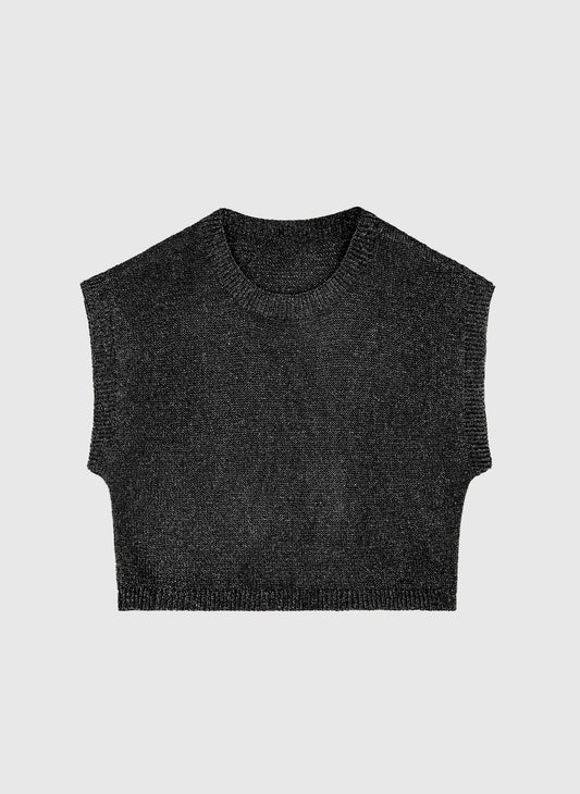 Celeste Sparkle Tank | Black