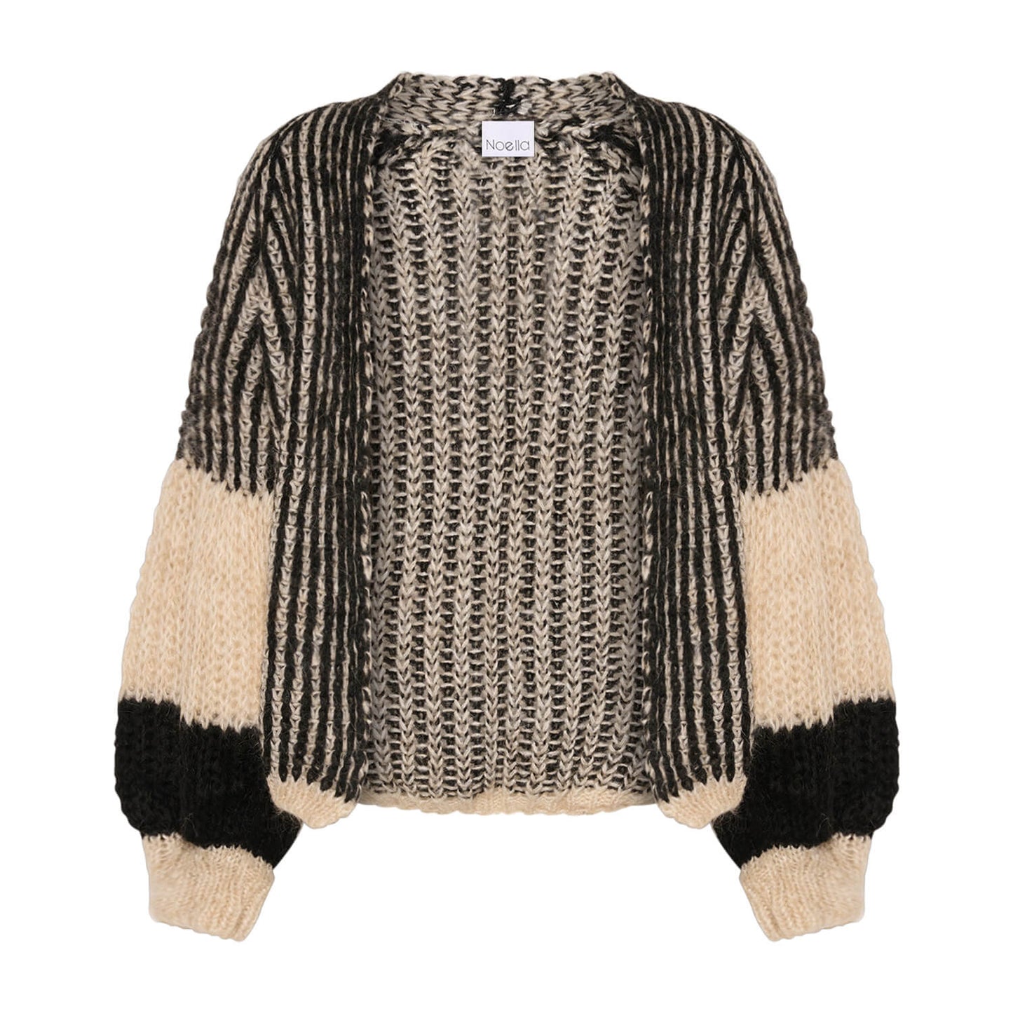 Liana Knit Cardigan | Cream & Black