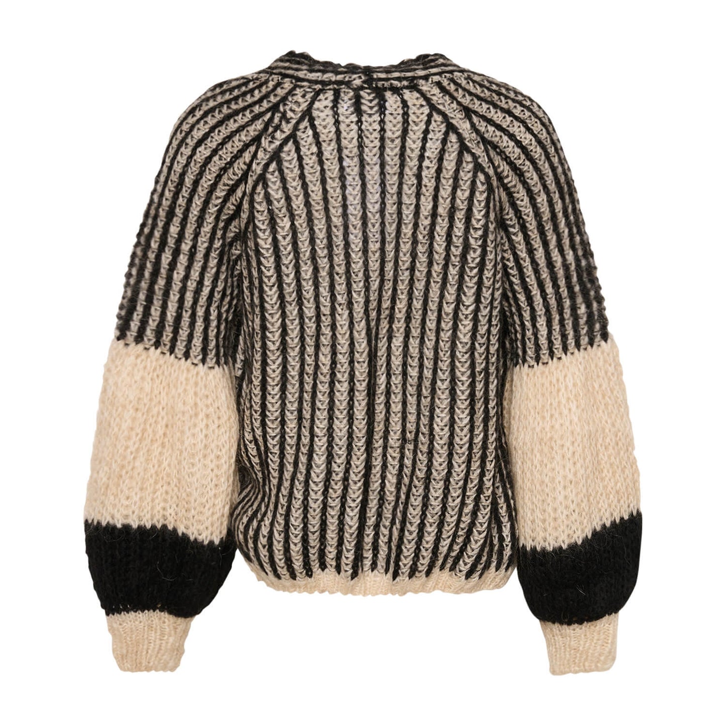 Liana Knit Cardigan | Cream & Black