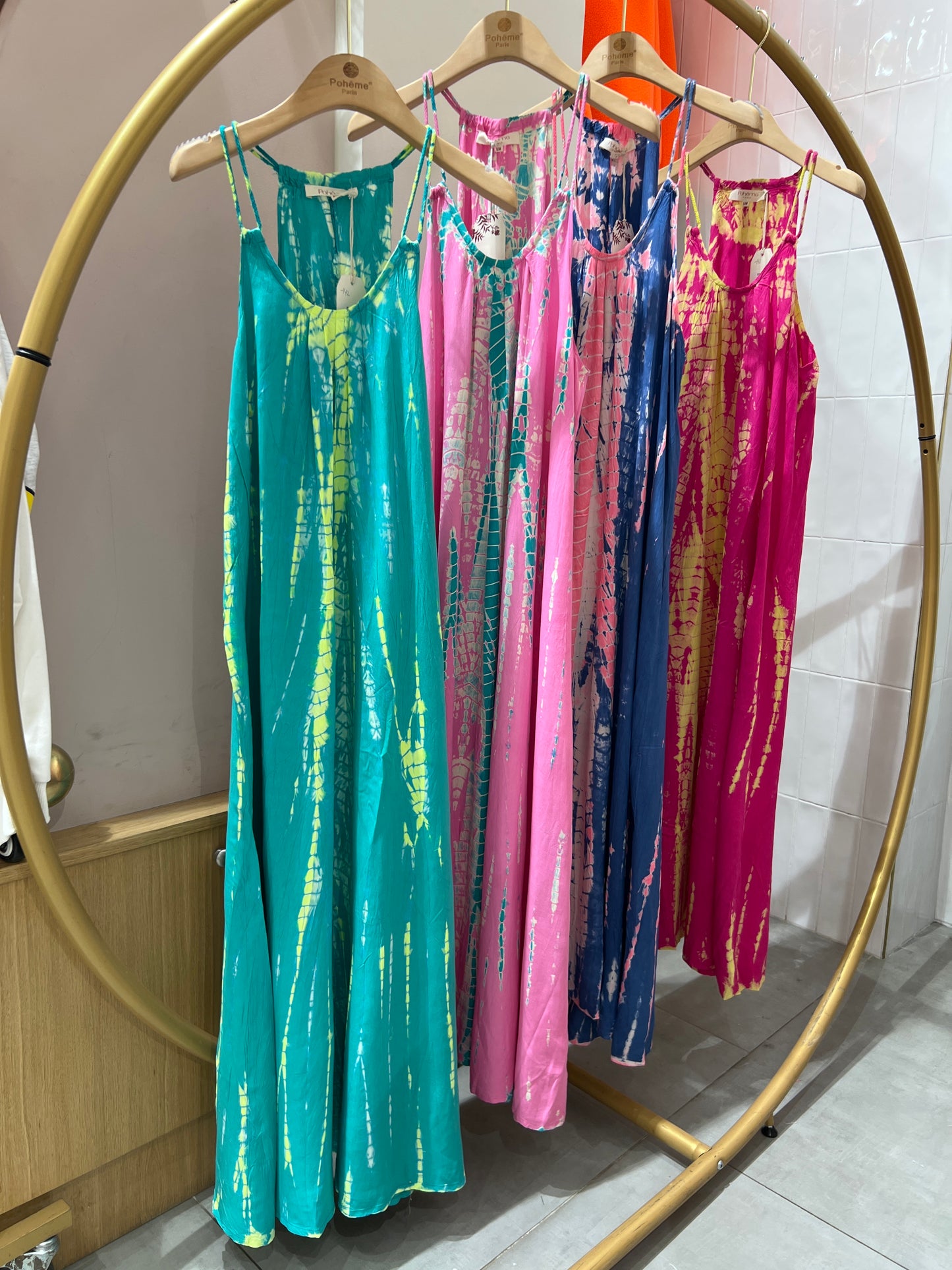 Wilderness Dress | Pink & Turquoise
