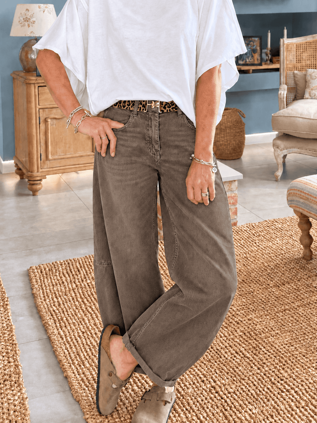 Carnaby Barrel Jeans | Mocha (NEW)