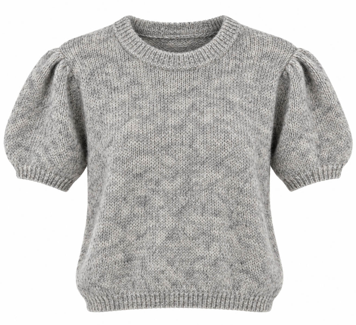Liliana Puff Sleeve Knit | Grey