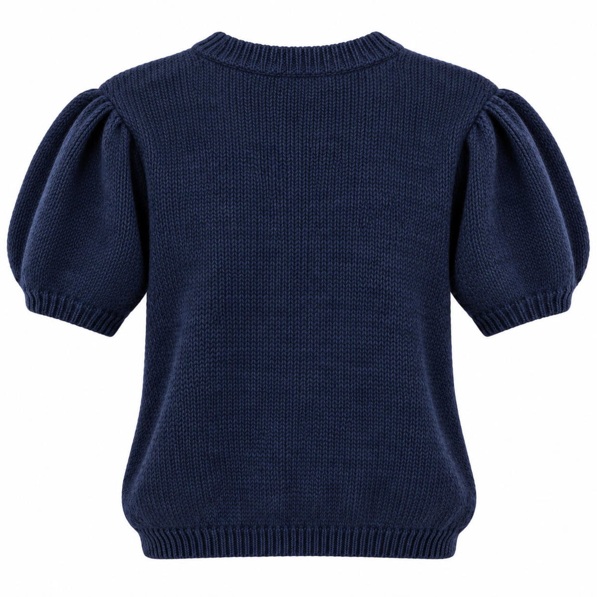 Liliana Puff Sleeve Knit | Navy