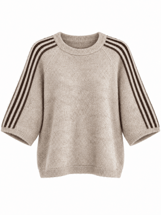 Trackside Knit | Oatmeal/Chocolate