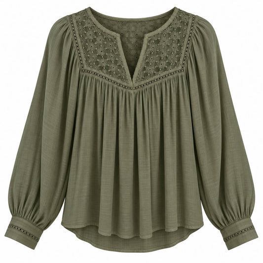 Mabel Blouse | Khaki