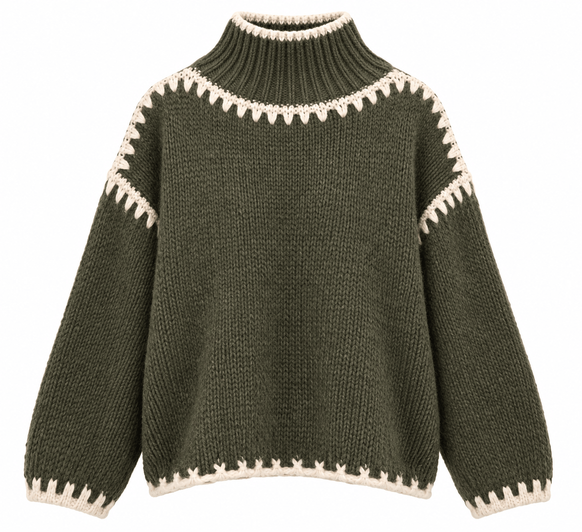 Meribel Knit | Khaki