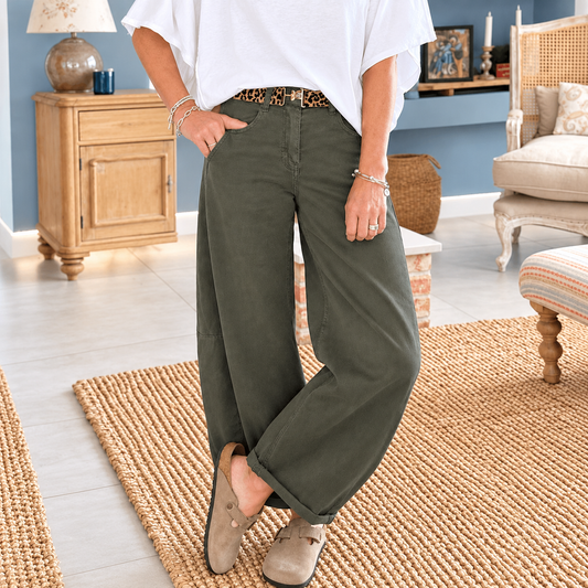 Carnaby Barrel Jeans | Khaki